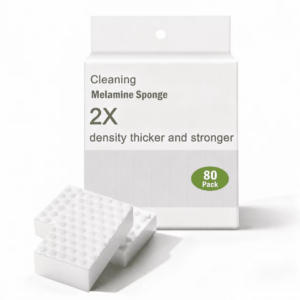 80 Pack 2X Density Melamine Cleaning Sponges, Multi-Purpose Household Magic Eraser Sponge for Kitchen, Bathroom